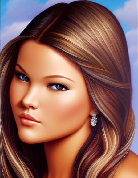 Fantasy Portrait of a Beautiful Woman