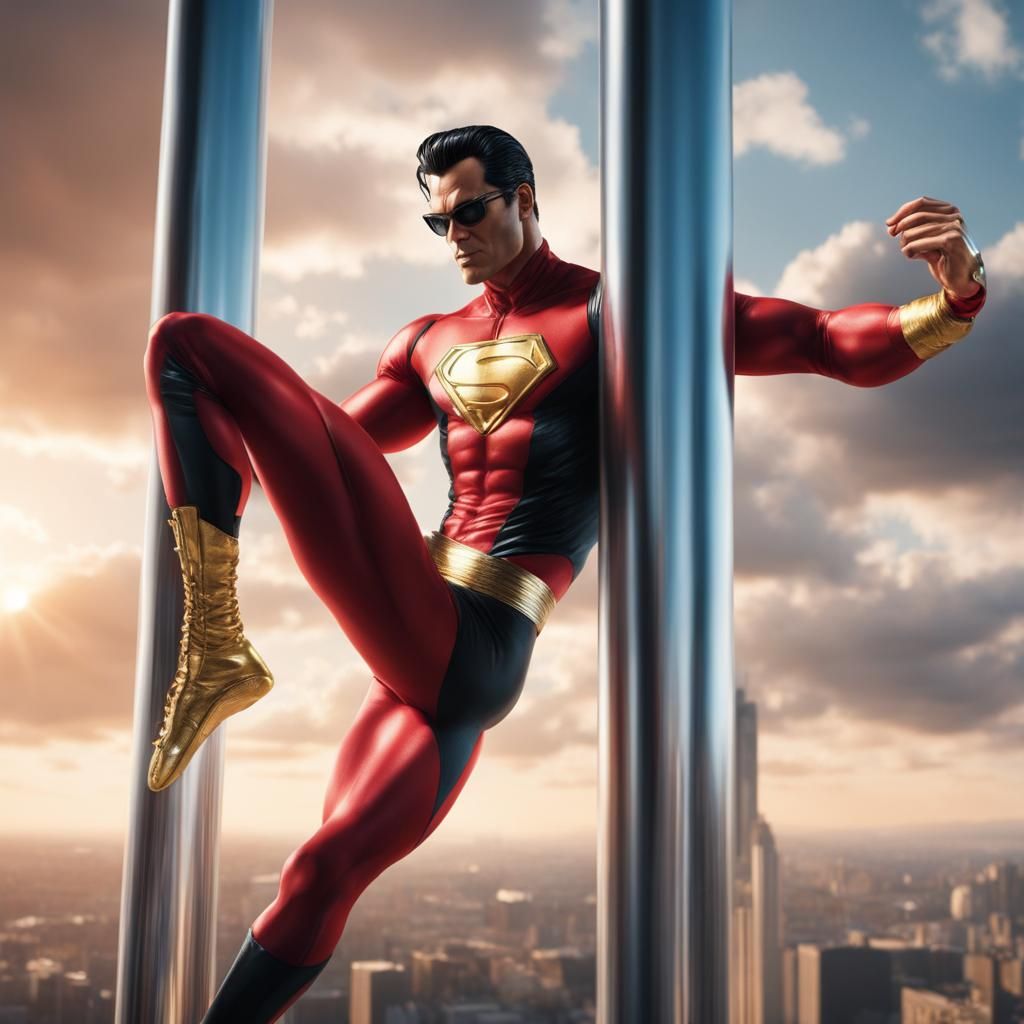 Elastic Man Super Pole Dance