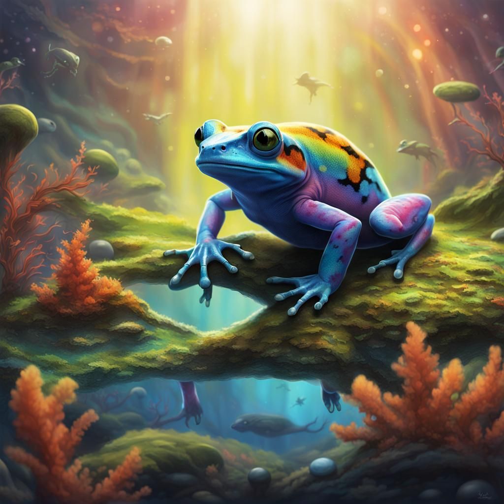 Exoplanet Biodiversity: Speculative Xenobiology Concept Art