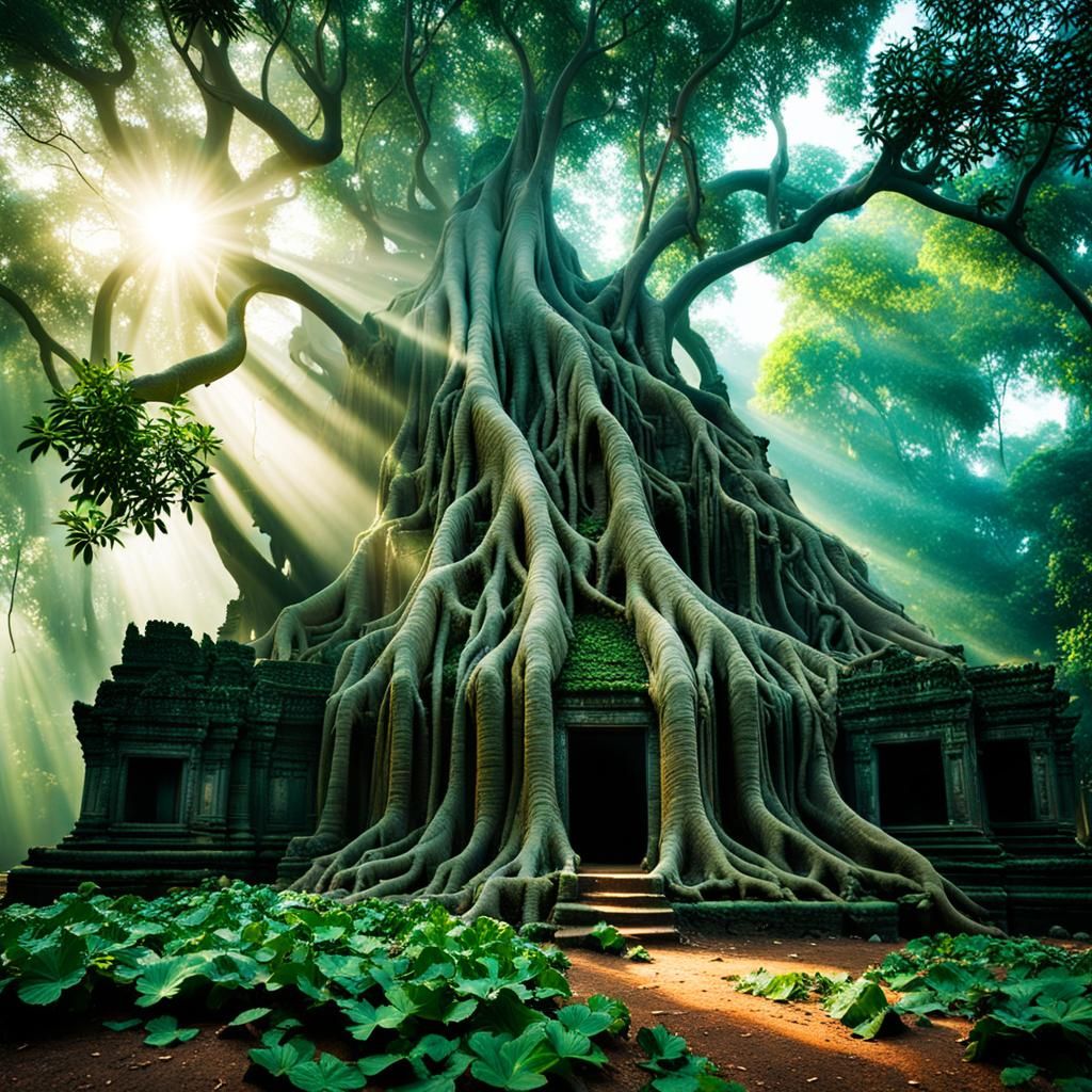 Temple in ruins