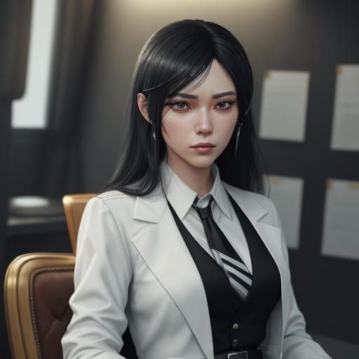 Hostage Scene in Anime Style