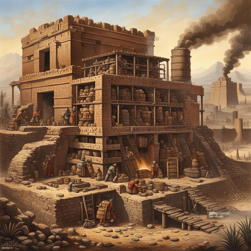 Aztec Smelter During the Industrial Age