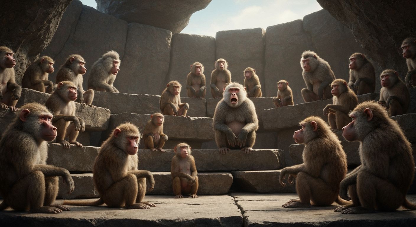 Senate of Baboons: A Humorous Animal Assembly