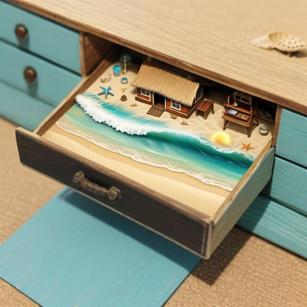 Surprise Vacation in a crappy old drawer