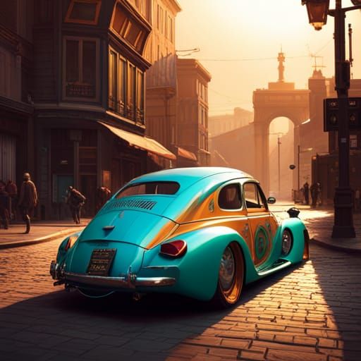 Futuristic Car Concept Art in Unreal Engine 5