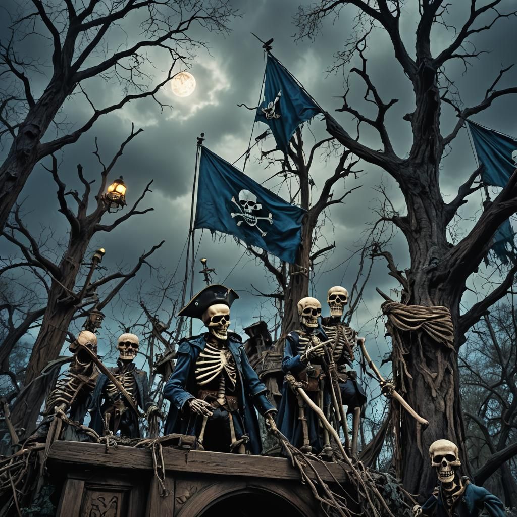 Pirate Skeletons Terrorize Disneyland: Gothic Horror