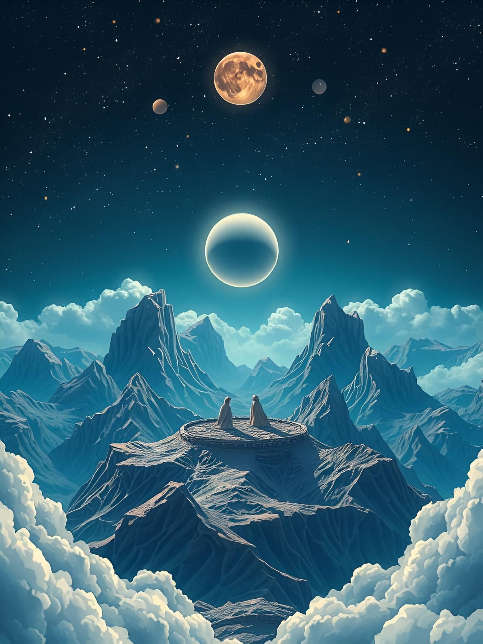 Abstract AI Conceptualization with Evolving Patterns