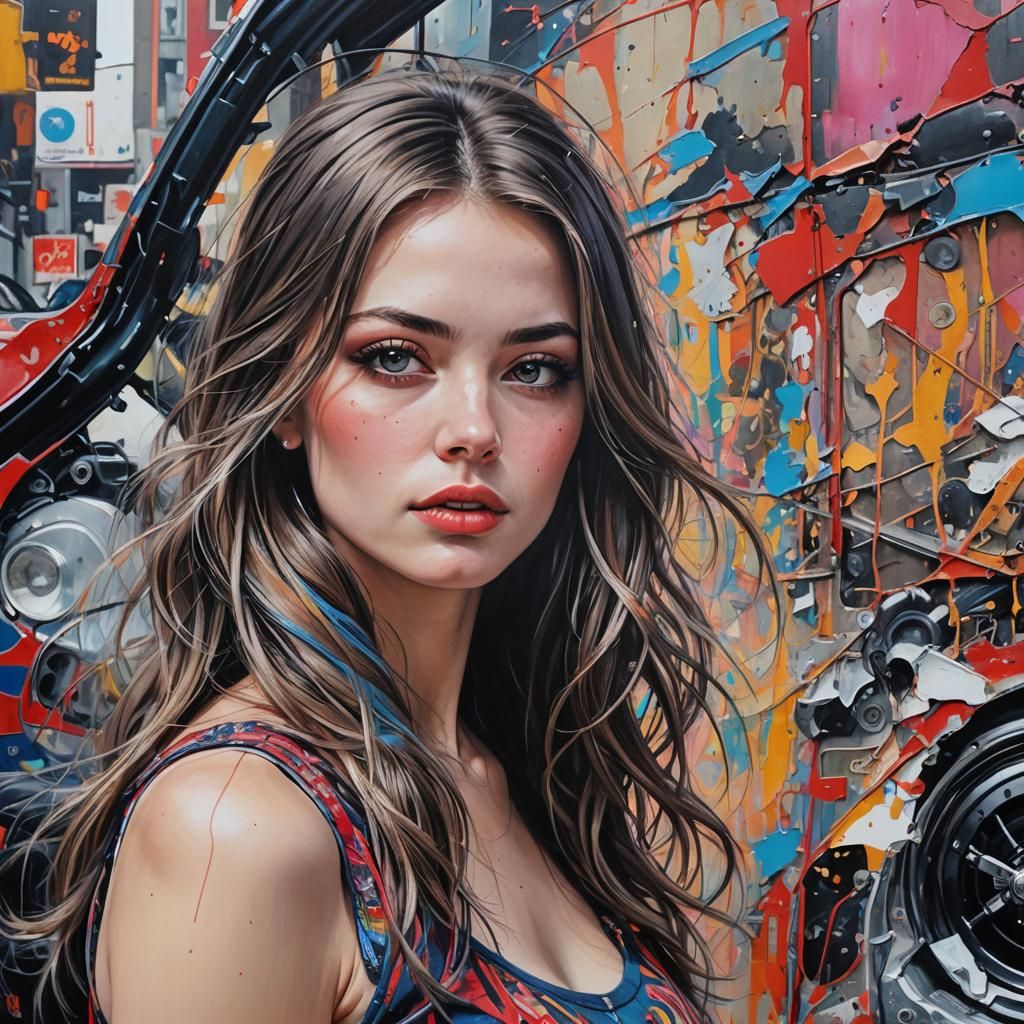 Hyperrealistic Image with Cinematic and Colorful Style