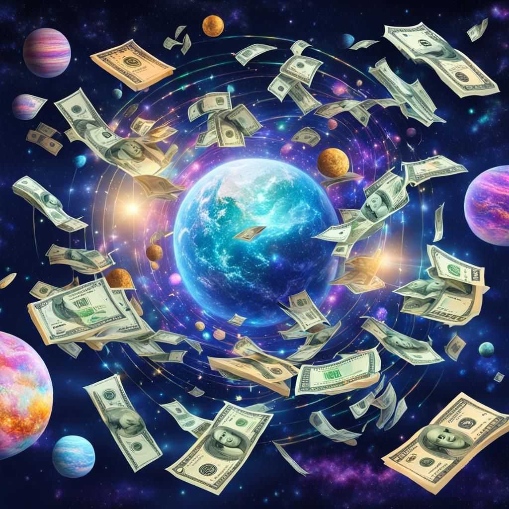 Cosmic Currency: Holographic Money in Space