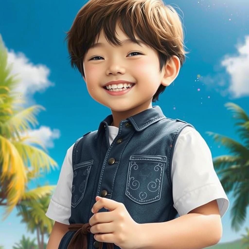 Young Mage Casting Magic Spells with Aura Glow