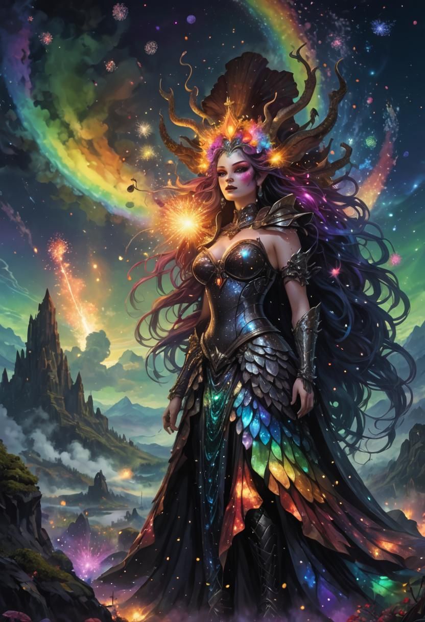 Satyr Goddess Queen on Alien World