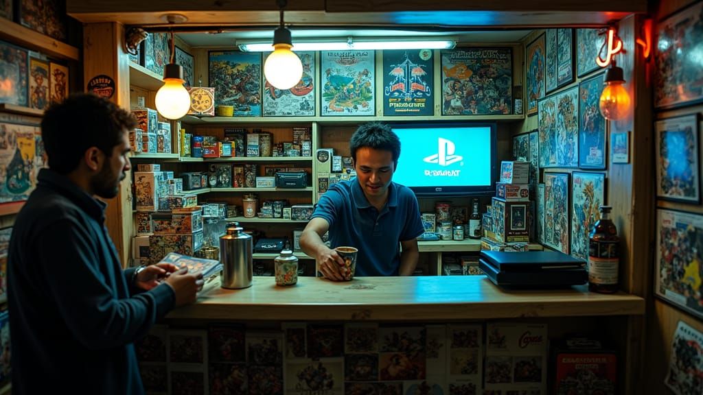 Vintage Video Game Store in Buenos Aires Gallery