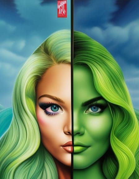 Split - Olivia Holt as She-Hulk