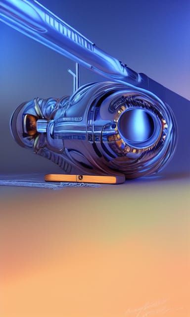 Hyperrealistic Futuristic Folk Art Digital Painting