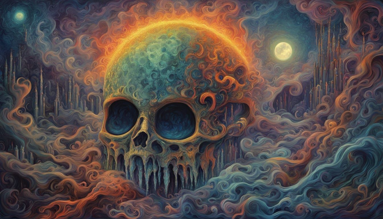 Surreal Gothic Artist's Studio: A Digital Art Dreamscape