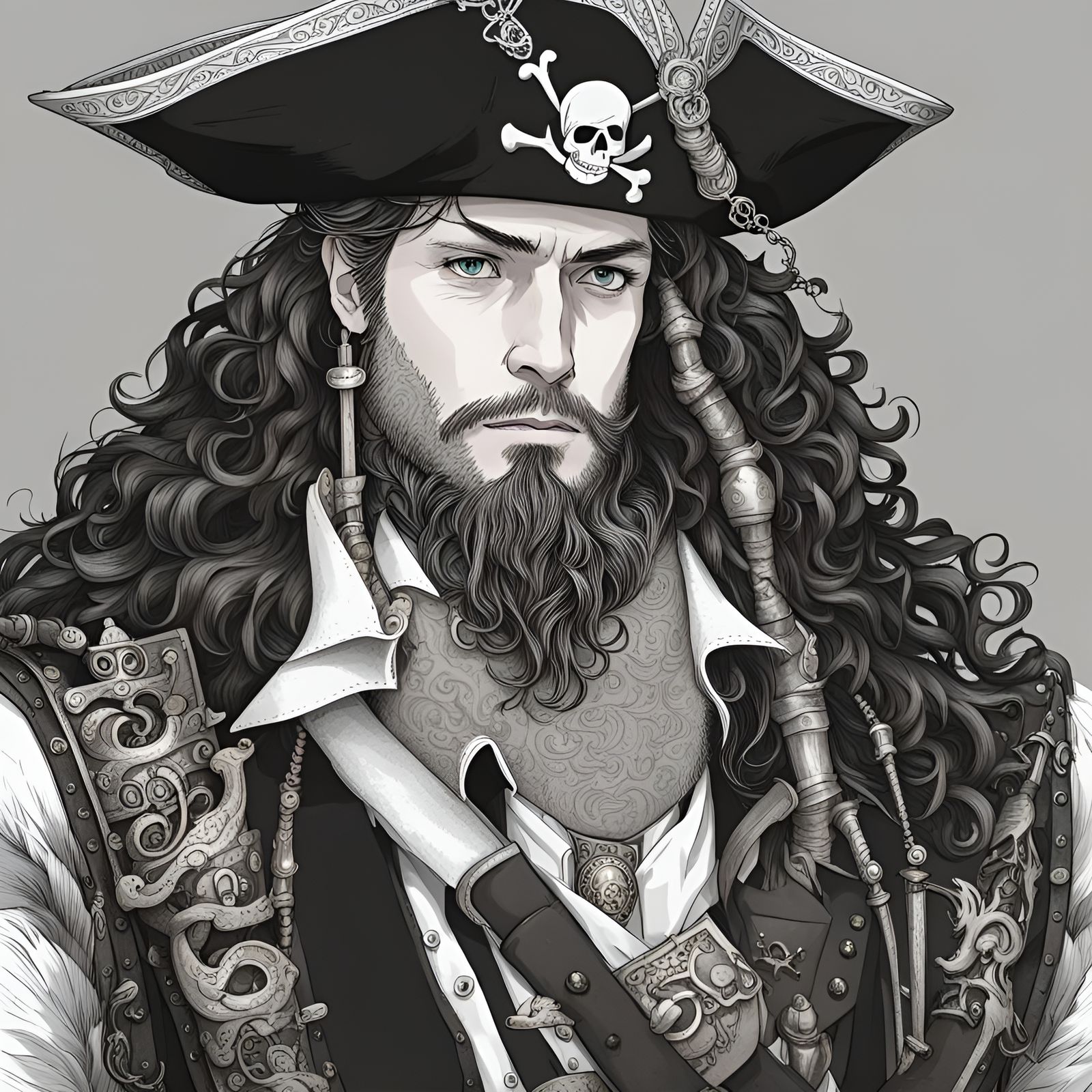 Pirate King AI Image: A Royal Interpretation