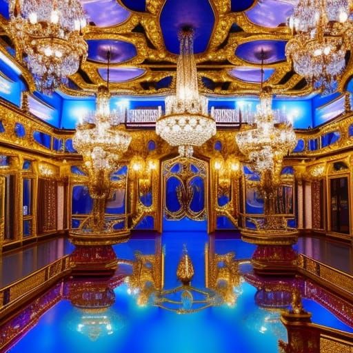 Glistening Gem Palace in a Disney Dreamscape