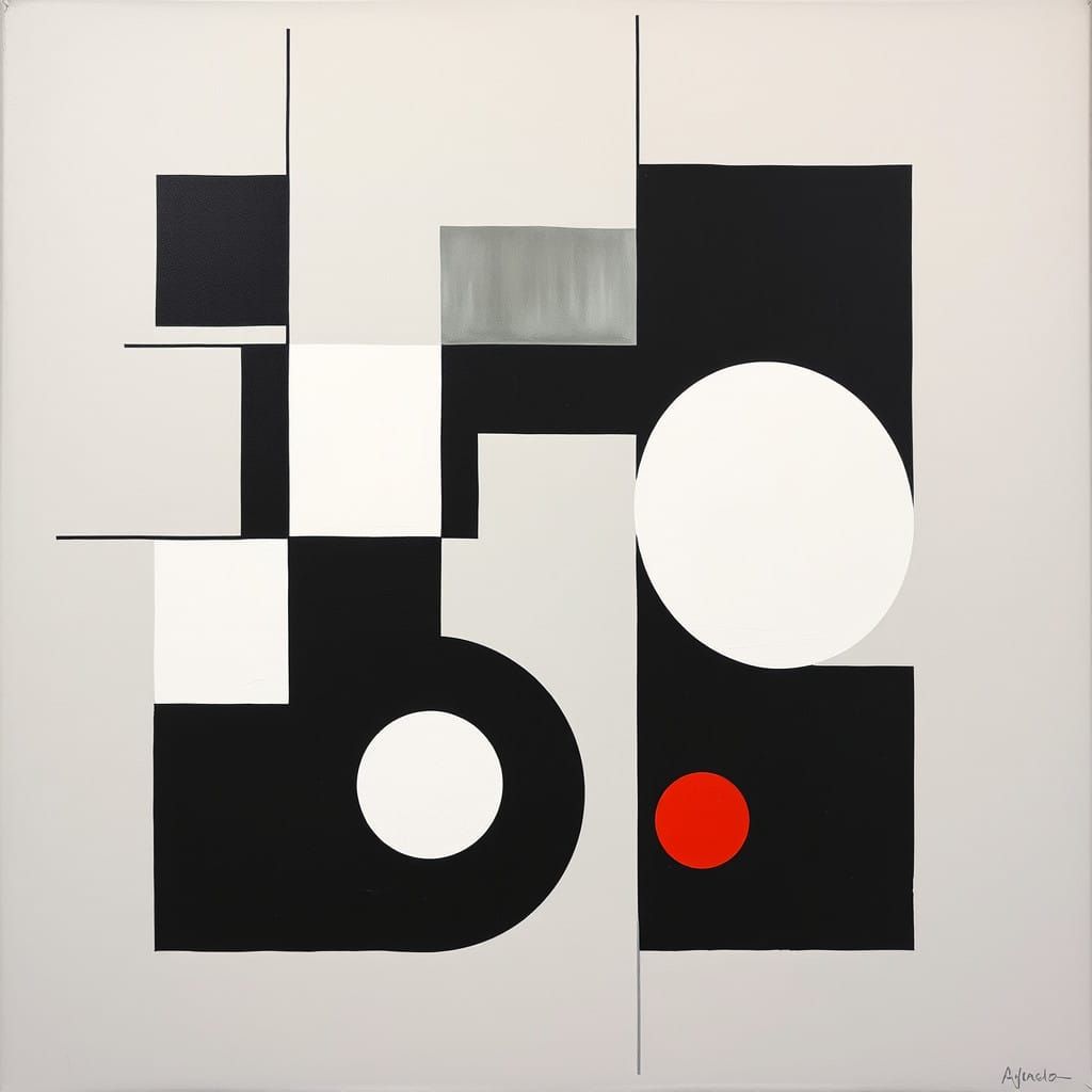 Geometric Harmony in Abstract Composition