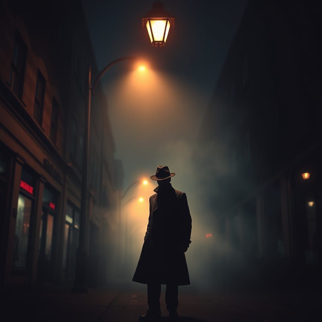 Noir Detective Romance Book Cover