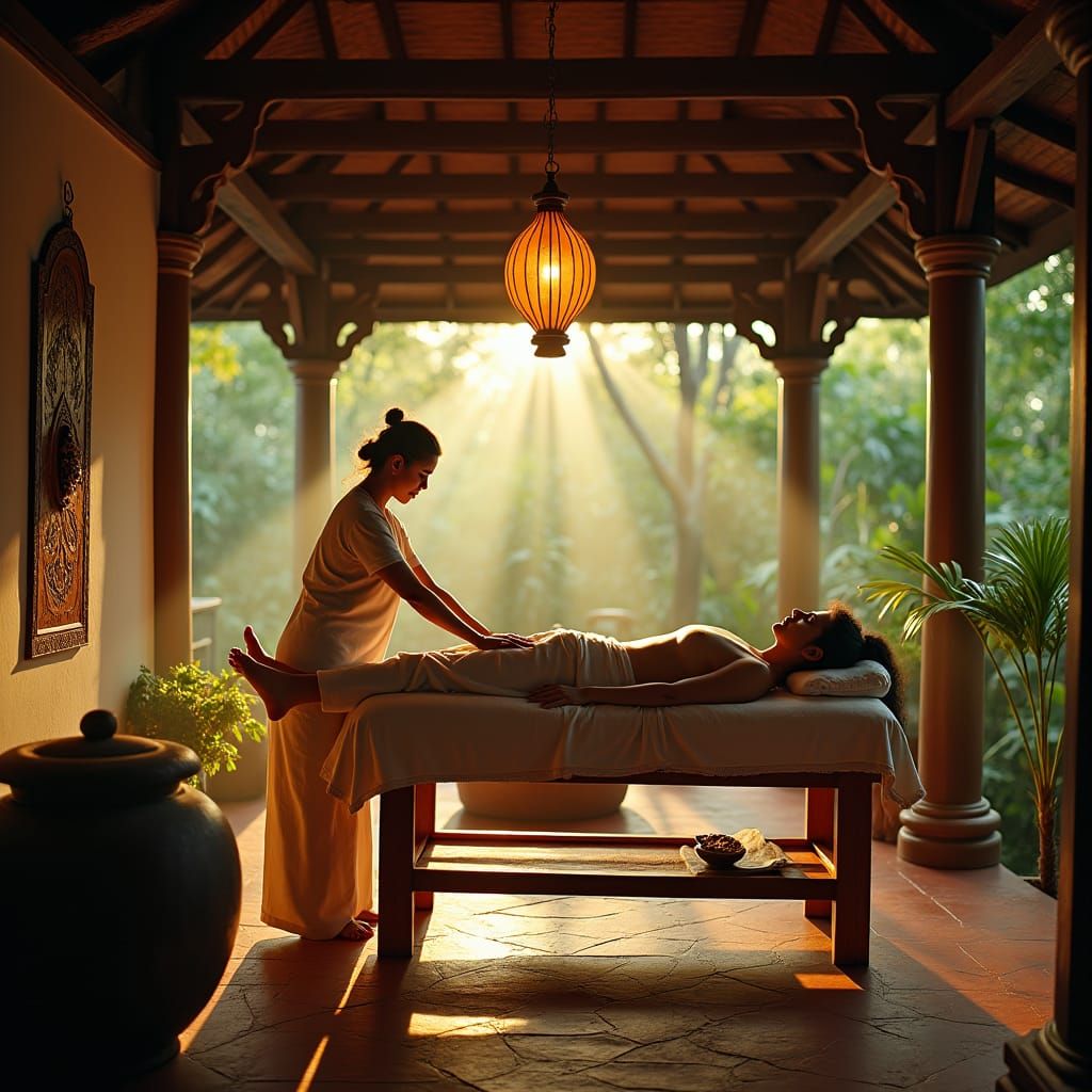 Serene Ayurvedic Treatment in Kerala: Cinematic Realism