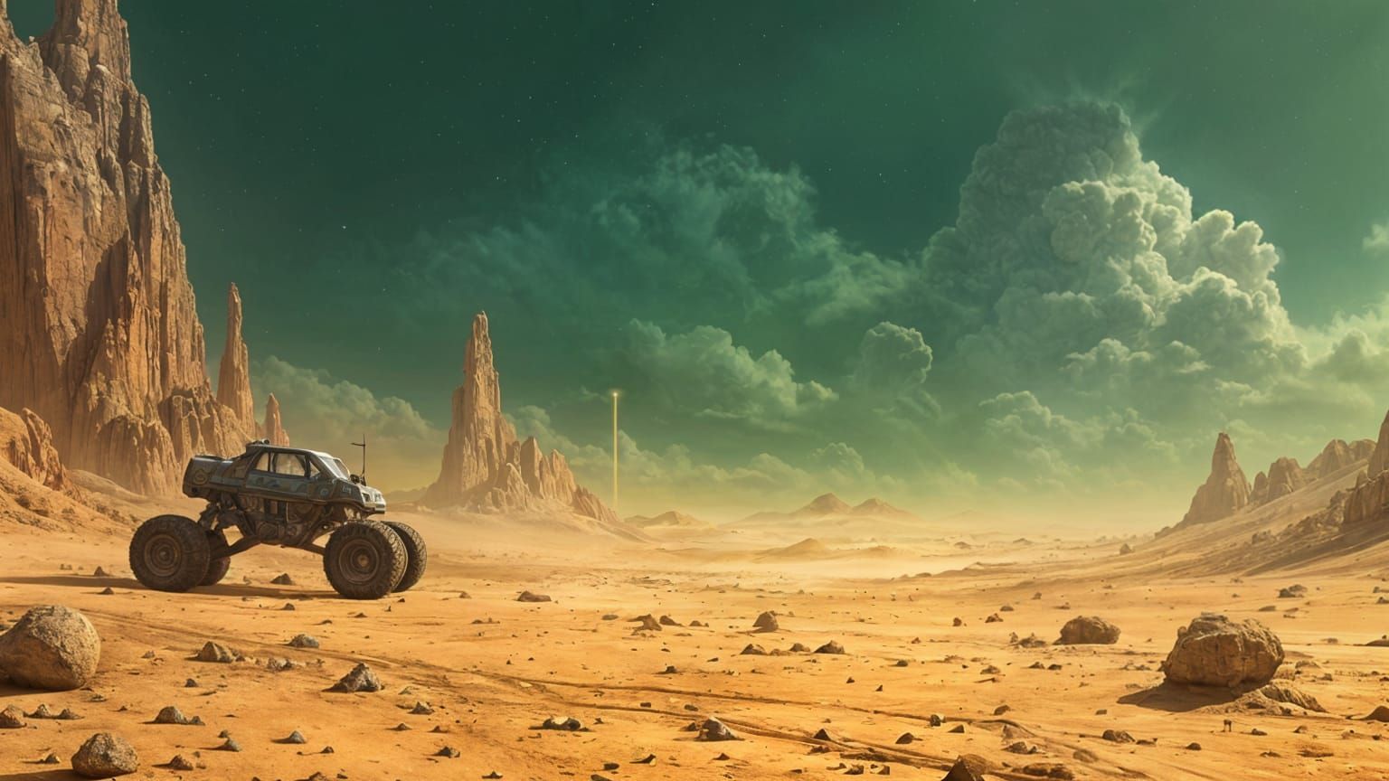 Exploring Dunes in a Small Space Probe