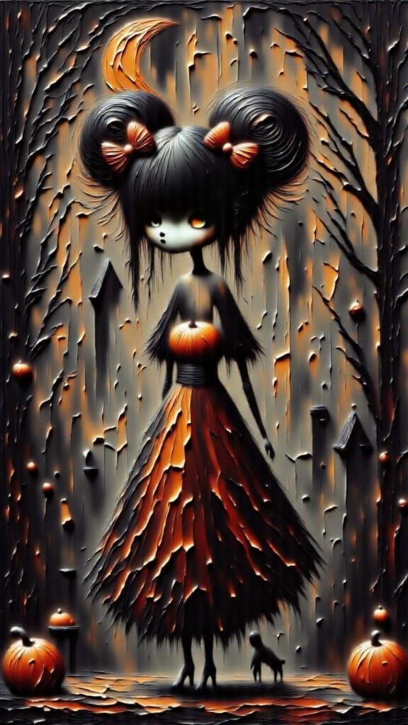 Haunted Holidays: Chibi Monster in Christmas Crypt