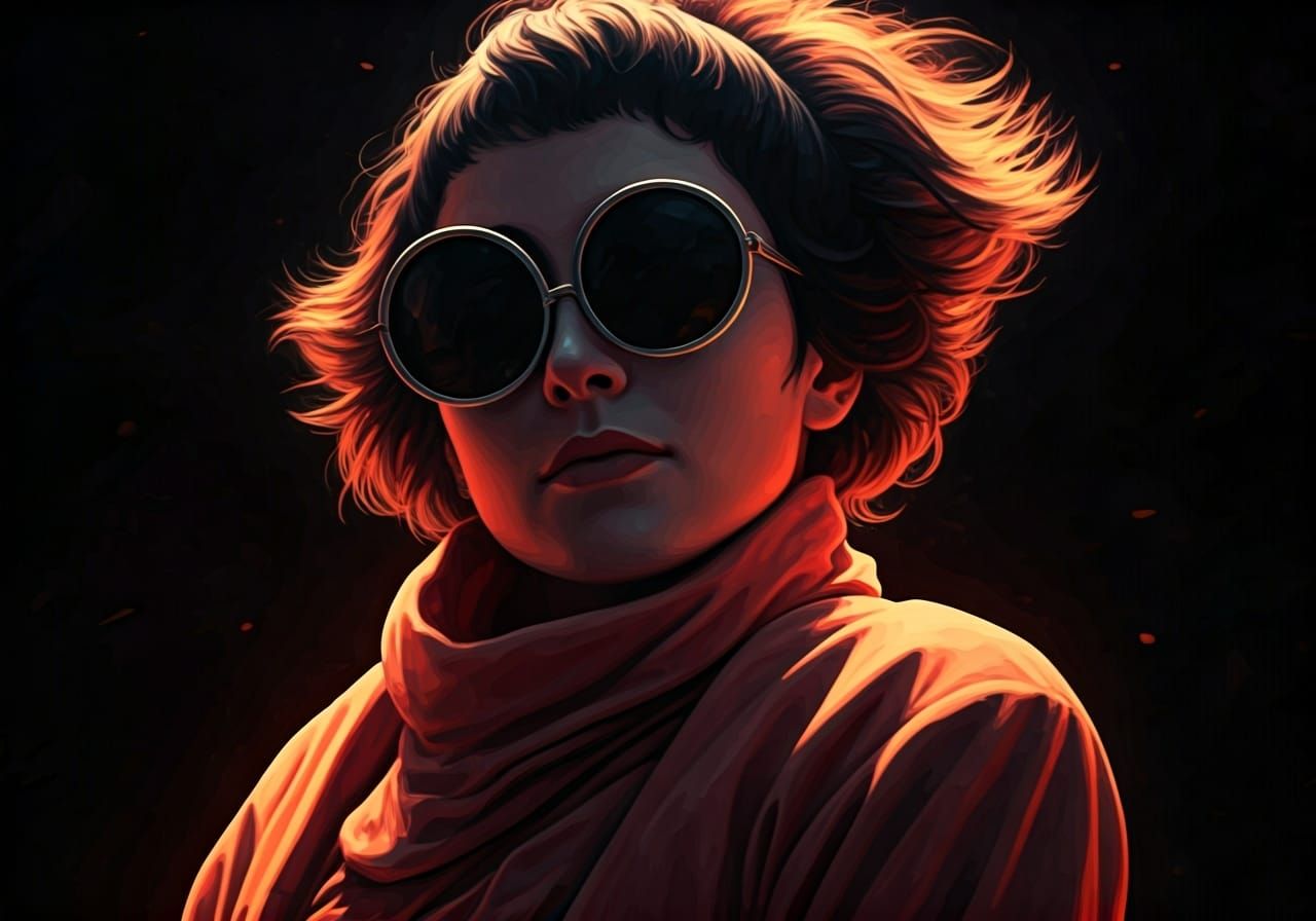 Hyperrealistic Bumblebee with Human Eye Concept Art