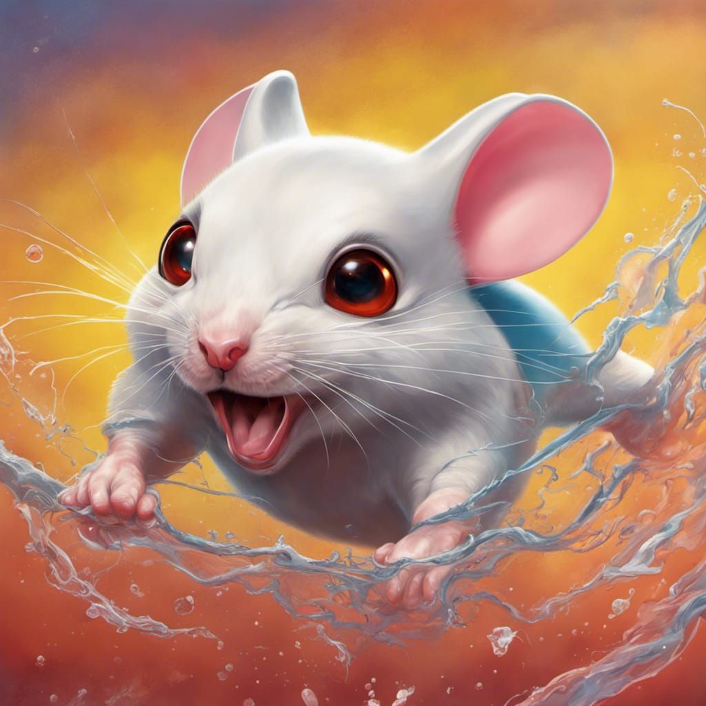 Hyperrealistic Mighty Mouse Concept Art