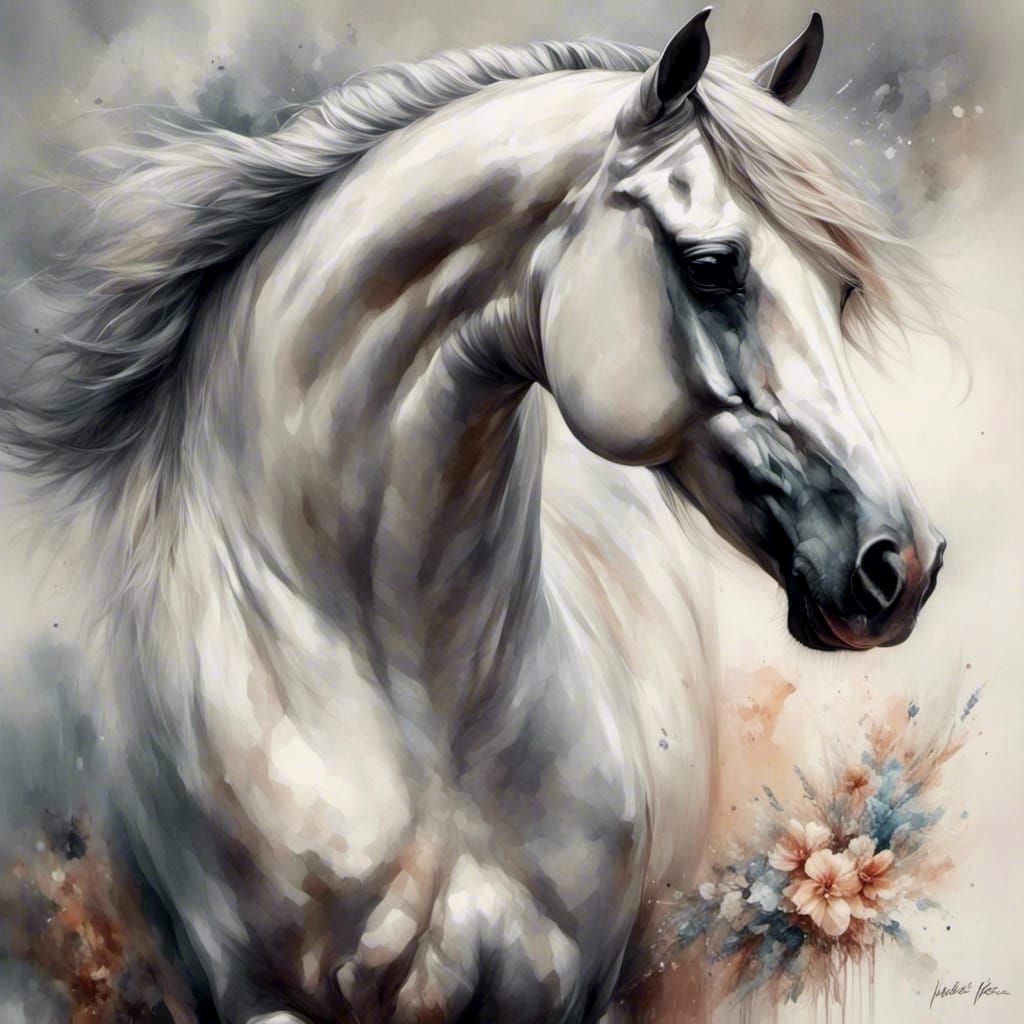 Wild Horses in a Free Landscape