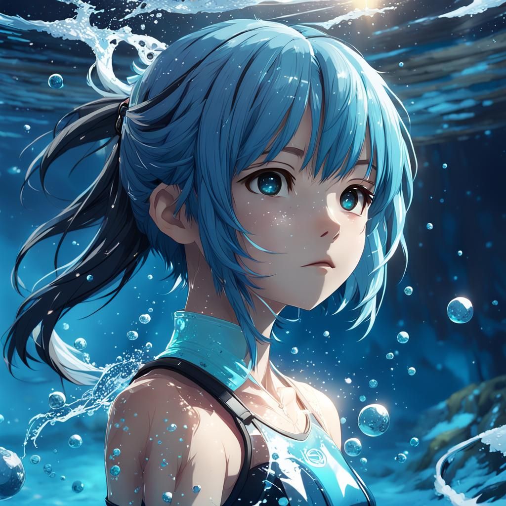 Aesthetic 3D Anime Art Inspired by WLOP