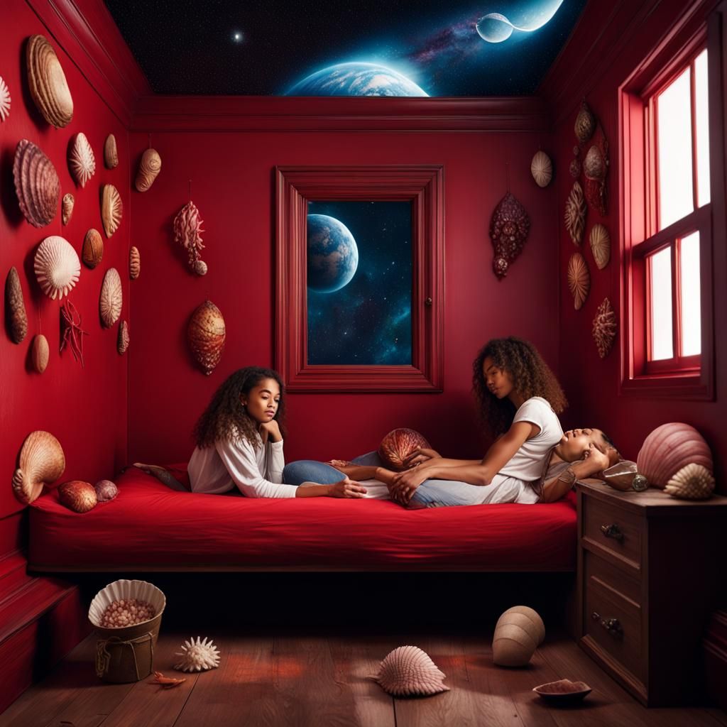 Zendaya and Isabela Moner in Shabby Alcove