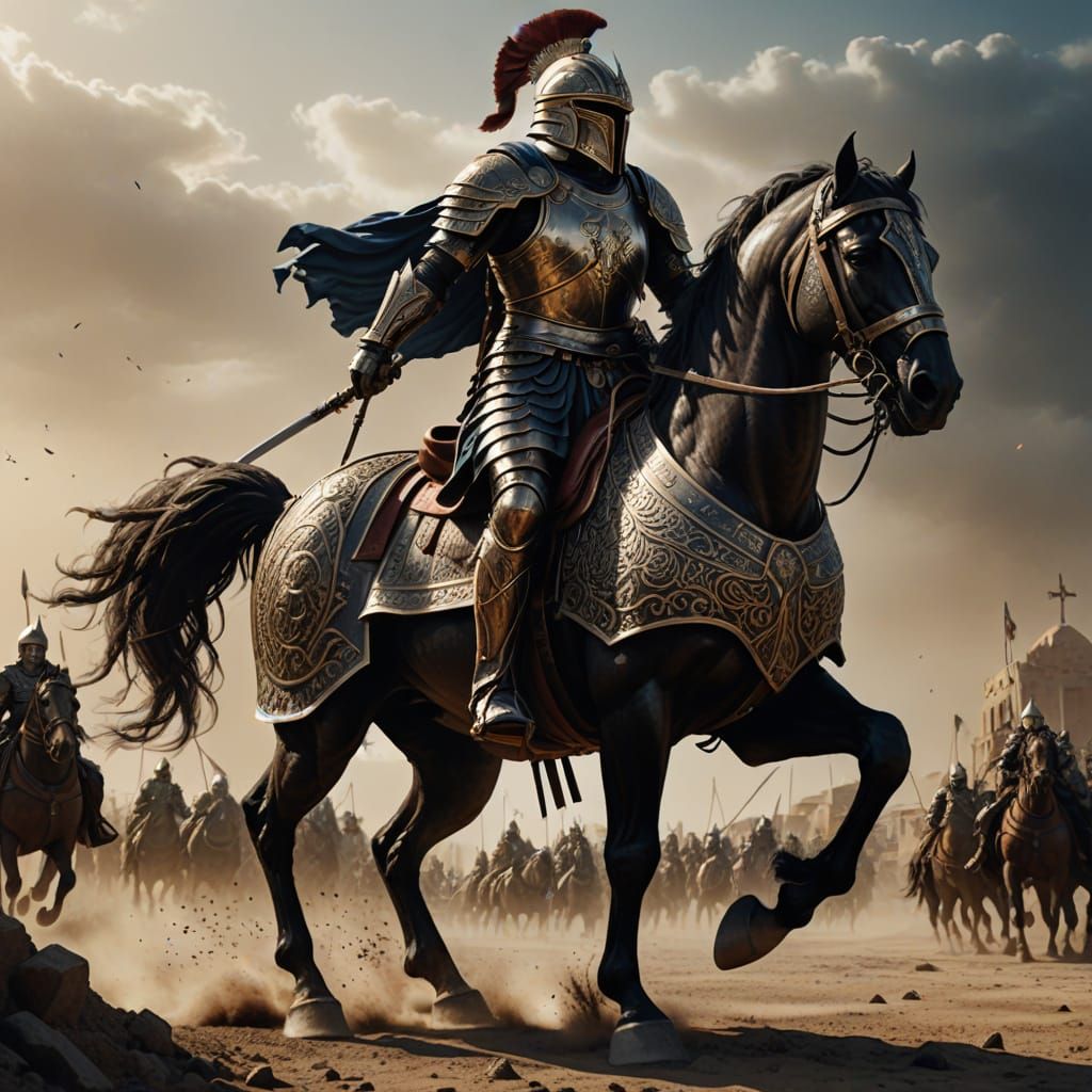 Greek Cataphract on Armored Horse