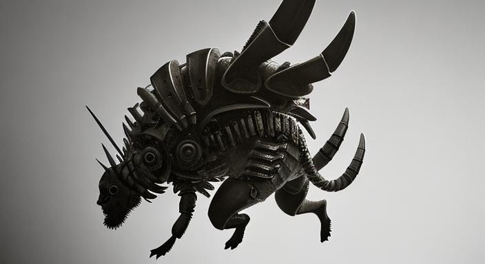 Supercar Peeling Out in Rustpunk Style