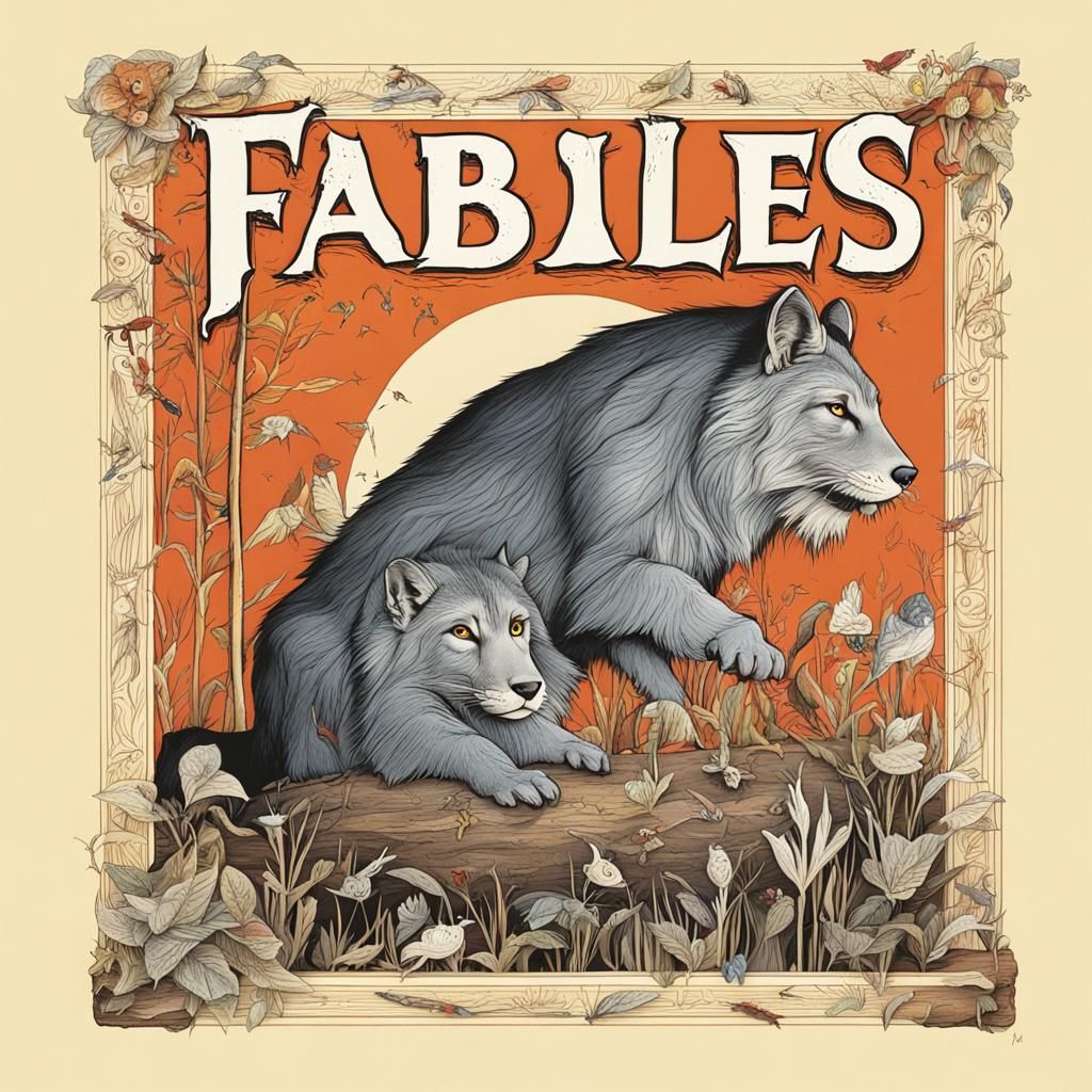 Enchanting Fables Book Cover Design