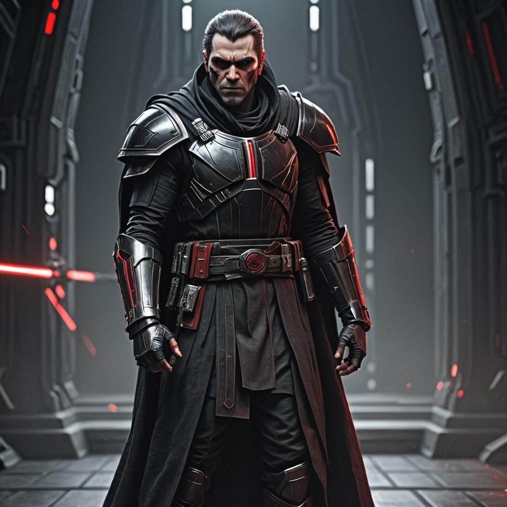 Detailed Sith Acolyte Male in HDR