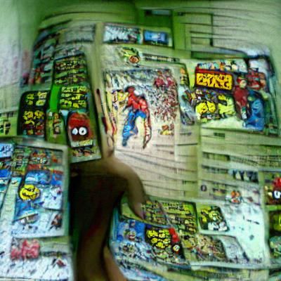 Classic Superhero Comic Book Cover Art