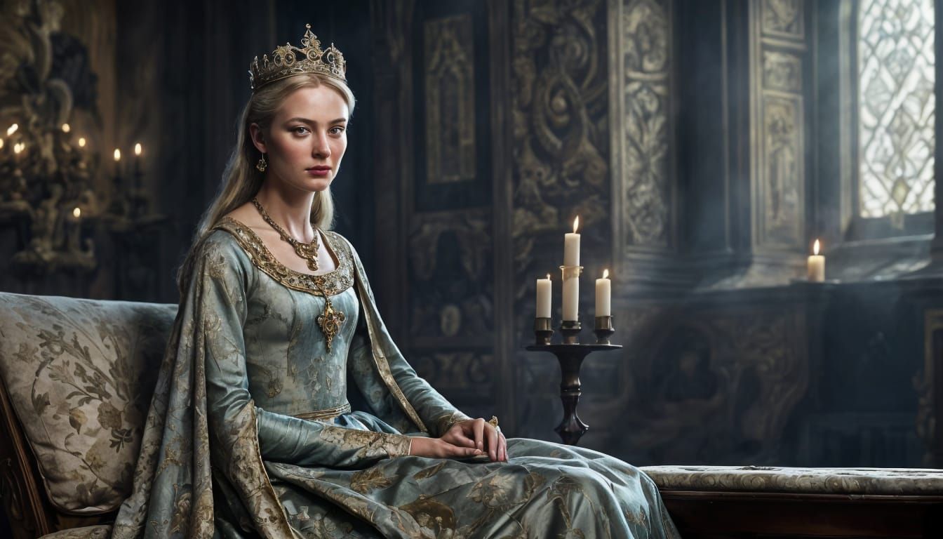 Regal Beauty in Medieval Opulence