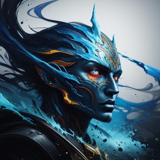 Vibrant Hyperrealistic Portrait in Intricate Detail