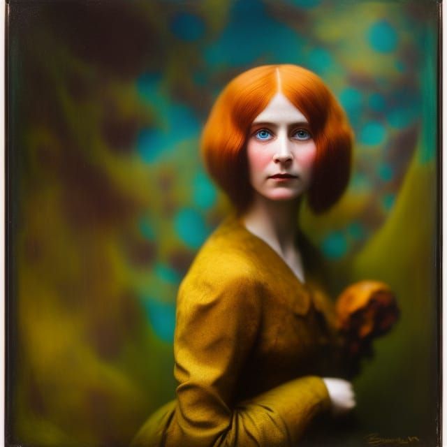 1890s Sepia Portrait of Toddler and Pet