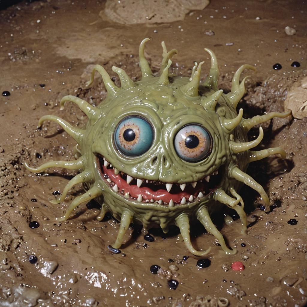 Xanathar in Hordak Slime Pit: 80s Toy Polaroid