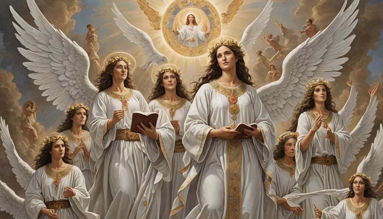 Iabamiah(FEMALE ANGELS CHOIR)(Hebrew: יבמיה) is a Kabbalisti...