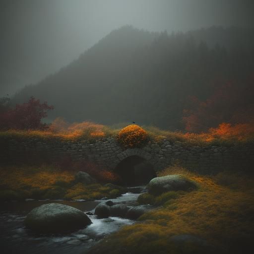 Cinematic Autumn Pumpkin Landscape in Hyper-Realism