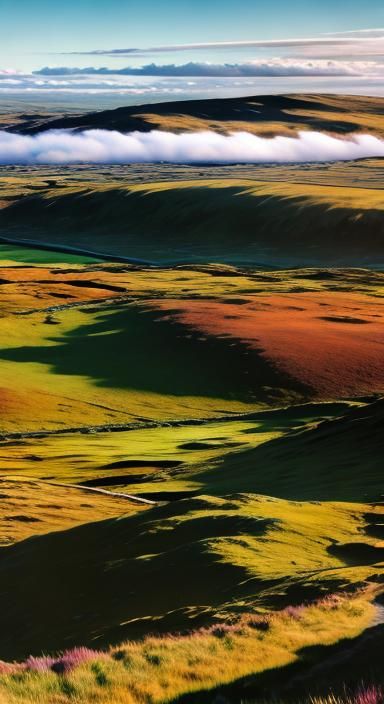 Scenic Scottish Moors Landscape