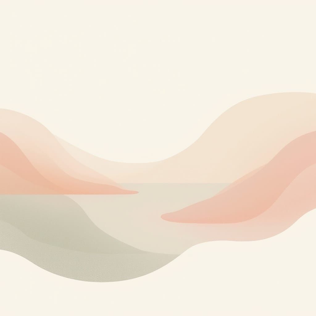 Serene Mist Unfolds in Soft Pastel Hues