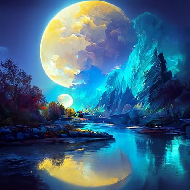 Night river - Coherent