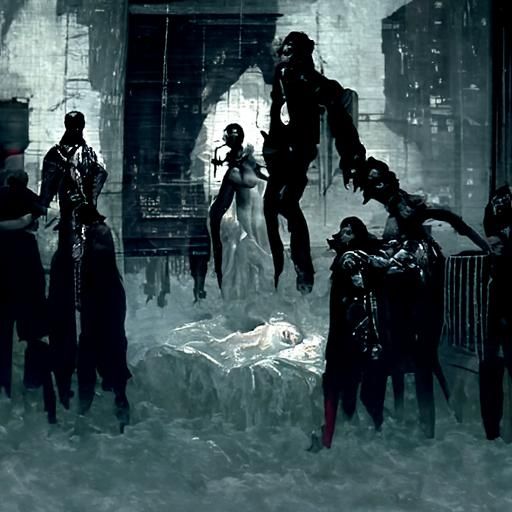 Gothic Horror Scene Inspired by Vampire Bloodlines