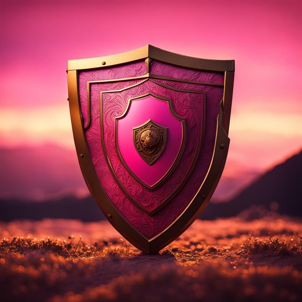 Pink Shield in Golden Hour Photography