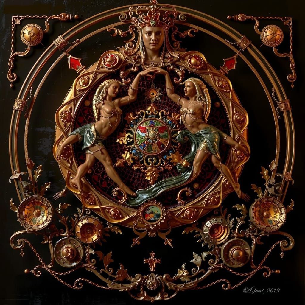 Abstract Concept of Perfection and Beauty