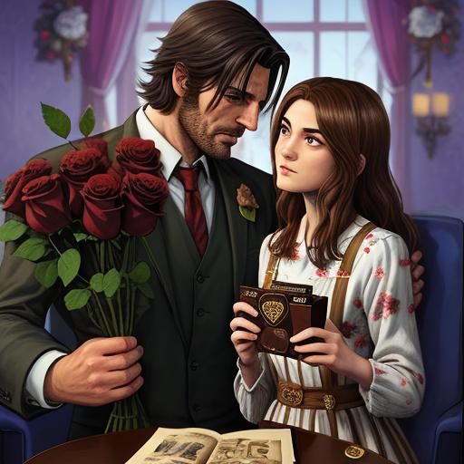 Bigby Wolf's Romantic Gesture: A Fables Comic Scene