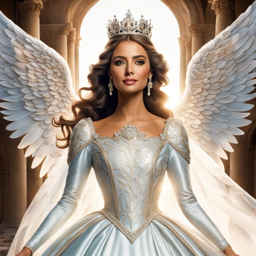 Ethereal Angel Princess: A Vision of Beauty